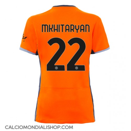 Maglie da calcio Inter Milan Henrikh Mkhitaryan #22 Terza Maglia Femminile 2023-24 Manica Corta